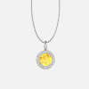 Yellow Diamond Pendants